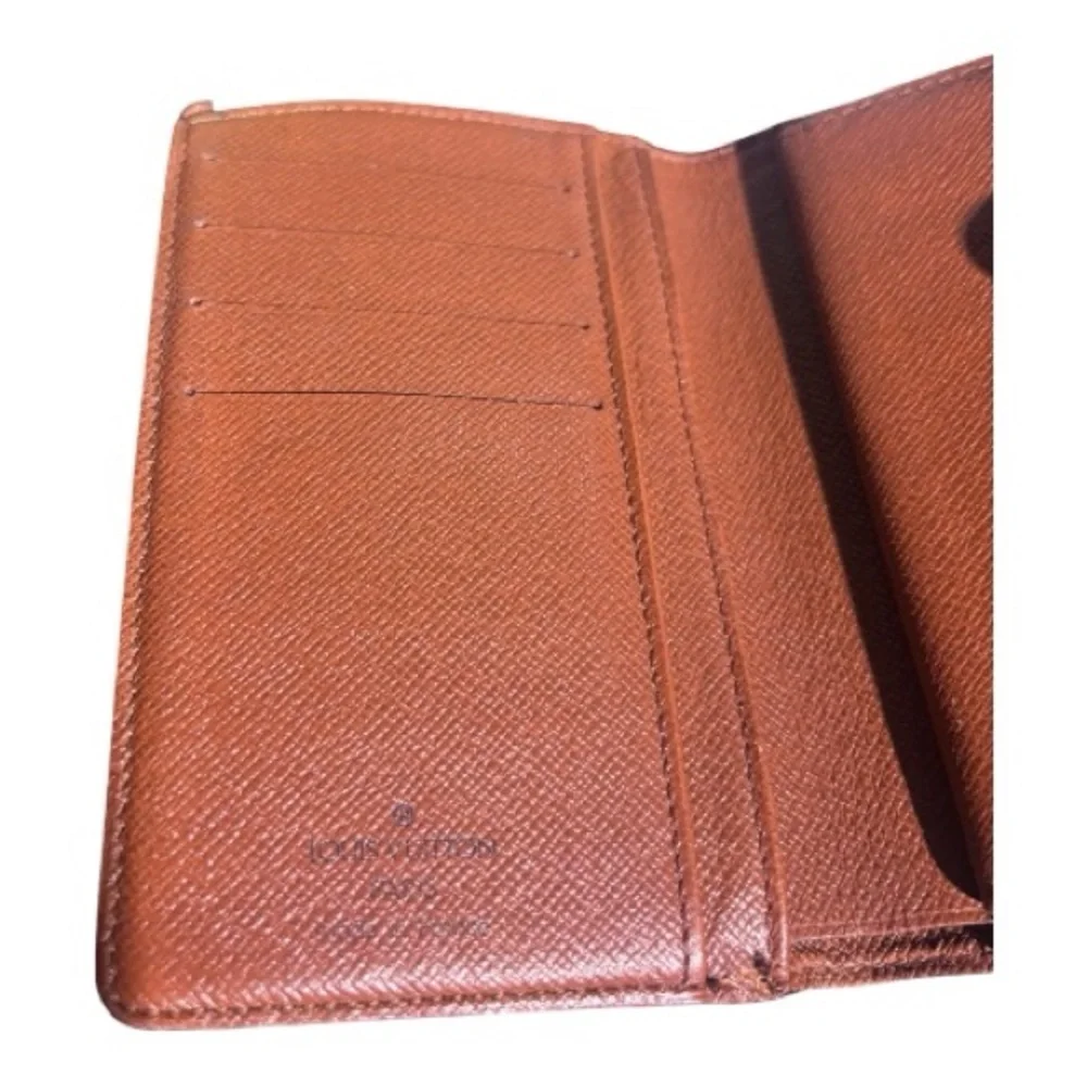 Louis Vuitton Monogram Kisslock Porte Monnaie Billets Viennois Wallet - Picture 10 of 15